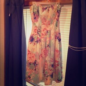 NY&Co Strapless Floral Dress